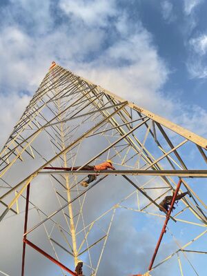 Factory Custom Hot Dip Galvanized Communication Tower Q355 Steel for 4G 5G Mobile Network