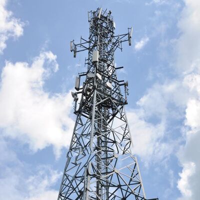 Factory Custom Hot Dip Galvanized Communication Tower Q355 Steel for 4G 5G Mobile Network