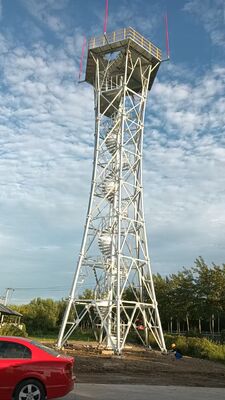 Self-Supporting Steel Meteorological Radar Tower for Telecommunication and Communication Antennas Maker
