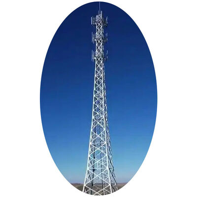 Four Legged Lattice Steel Lightning Tower Hot Dip Galvanized Lightning Rod Tower for Lightning Protection in Chemical and Refinery Plants