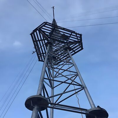 Hot dip galvanized Anemometer Tower with ISO certified design for wind monitoring and meteorological sensor installation in various environments