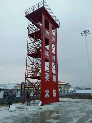 Overall Hot Galvanized Safety Training Tower for Fire Protection and Emergency Management Work