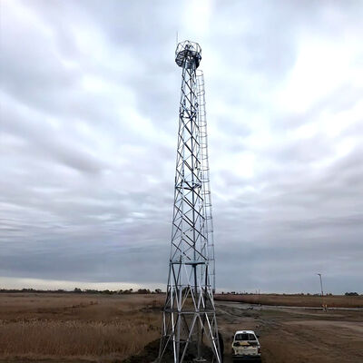 Galvanized Steel Lookout Communication Tower 360° Viewing Easy Installation Suitable for Forest Fire Monitoring