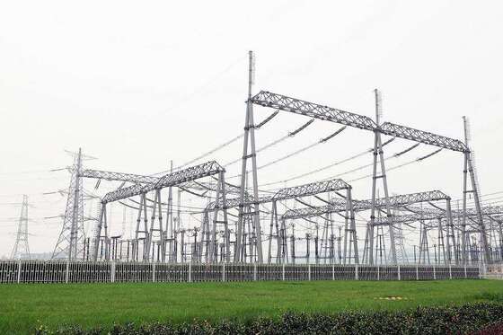 Hot Dip Galvanized Steel Power Structure for Electric Transmission & Substation