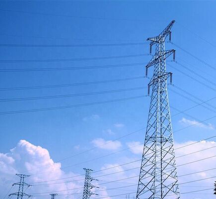 Electric Power Tower Hot Dip Galvanized Steel Structure Transmission Line Tower for High Voltage Power Grid Construction
