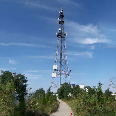 Angular Tower Steel Telecommunication Radio Broadcasting Mobile Cell Communication Tower
