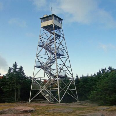 Guard Tower four legged lattice structure hot dip galvanized surface treatment designed for long term outdoor in harsh environments