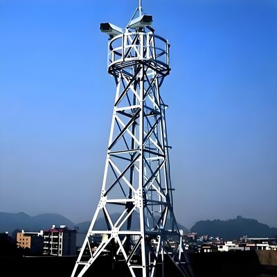 Radar Monitoring Tower 25m-50m Multi-band Compatible Low-altitude Defense Tower for Airport/Port