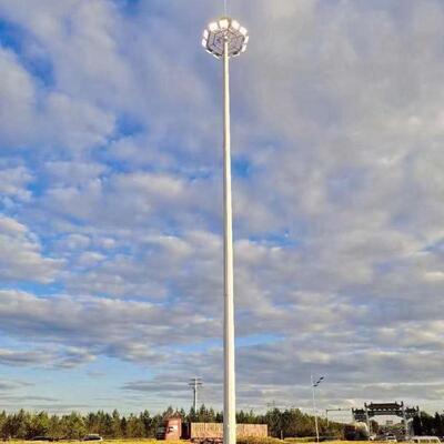 Customizable Floodlight Tower with 10 to 60 Meter Height and Configurable Lighting Capacity for Industrial Sports and Public Space Applications