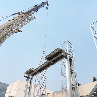Steel Chimney Tower for Industrial Waste Gas Emission Projects Featuring High Wind Resistance and Vibration Protection