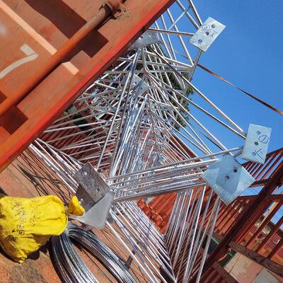 Steel Chimney Tower for Industrial Waste Gas Emission Projects Featuring High Wind Resistance and Vibration Protection