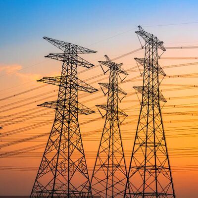Galvanized Steel Structure Electrical Utility Pole Power Electric Substation 300A Current Angle Steel Lattice Tower 550KV