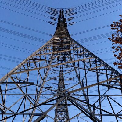 Electric Power Tower Transmission Line Tower with Customizable Height Range from 10m to 100m for Various Power Grid Needs
