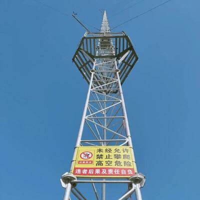 Hot Dip Galvanized Anemometer Tower Designed for Wind Farm Wind Data Collection and Environmental Monitoring Applications