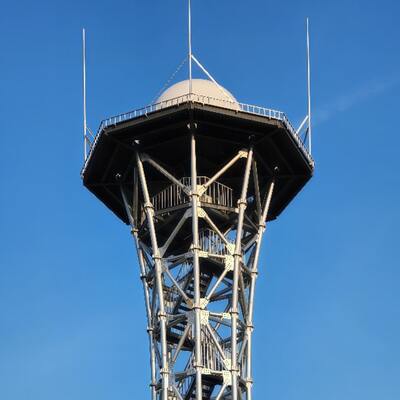 Radar Tower hot dip galvanized steel structure with small deformation and strong wind resistance designed for radar equipment support