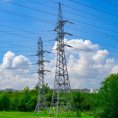 Electric Power Tower Hot Dip Galvanized Steel Structure Transmission Line Tower for High Voltage Power Grid Construction