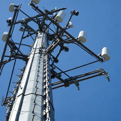 Monopole Tower designed to optimize space utilization on limited site areas while providing robust communication support