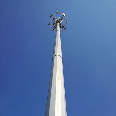 Customizable Monopole Communication Tower Featuring Modular Design and Enhanced Load Capacity for Diverse Communication Needs