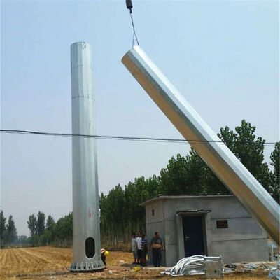 Robust Monopole Tower Providing Excellent Wind Resistance and Structural Stability for Telecommunications Installations