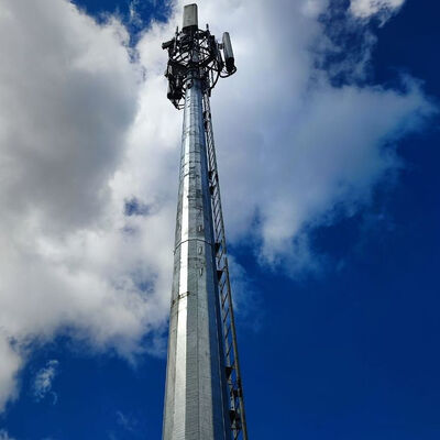 Monopole Tower Featuring Enhanced Load Bearing Capacity Suitable for Multiple Antennas and Heavy Equipment Installations