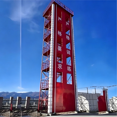 Training Tower Fire Fighting Exercise Tower with Stable Four Legged Steel Frame and Hot Dip Galvanized Surface Treatment