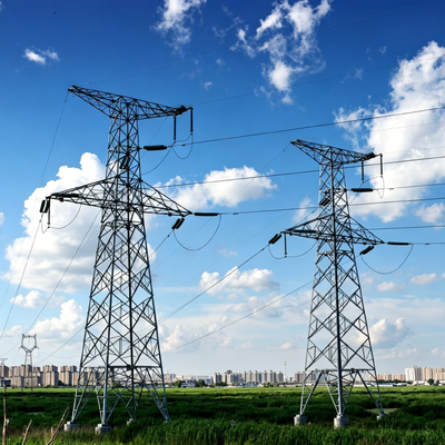Electric Power Tower Transmission Line Tower with High Strength Bolt Assembly and Easy Installation for Voltage Grades 10kV to 500kV