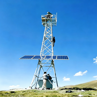 Hot dip galvanized angle steel tower with strong bearing capacity and uniform force distribution ensuring safe long term outdoor operation