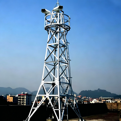 Hot dip galvanized angle steel tower with strong bearing capacity and uniform force distribution ensuring safe long term outdoor operation