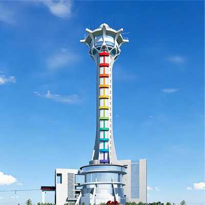 Hot Dip Galvanized Steel Radar Tower 20 to 80 Meters Strict Raw Material Inspection and Full Process Control for Performance