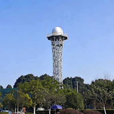 Angular Steel Radar Tower, High Toughness, Corrosion Resistant, Weather Data Collection