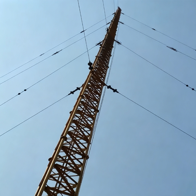Heavy Duty Anemometer Tower with Zinc Layer Surface Treatment and Wind Resistance up to 75 Meters per Second for Wind Farm
