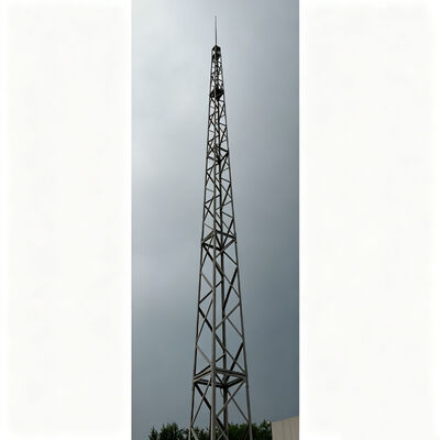 Hot Dip Galvanized Q235B Steel Lightning Protection Tower For Building Substation Lightning Earthing Protection