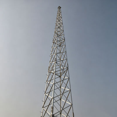 Hot Dip Galvanized Q235B Steel Lightning Protection Tower For Building Substation Lightning Earthing Protection