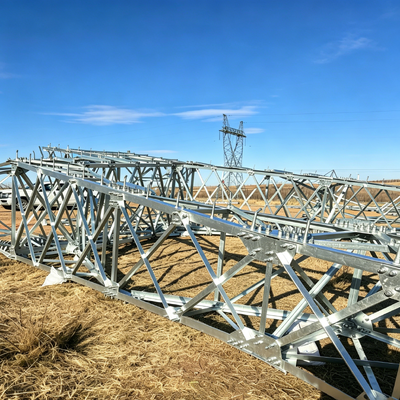 Customizable Steel Lookout Guard Tower Hot Dip Galvanizing Surface Treatment for Telecommunication Applications