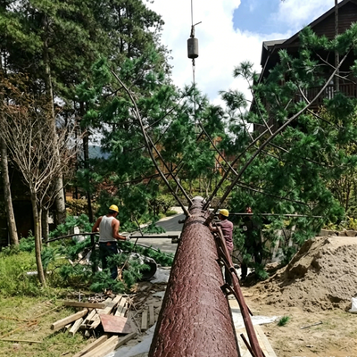 Customizable Bionic Tree Tower designed for communication function and natural landscape blending with wind resistance up to 55 meters per second