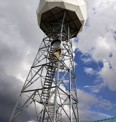 Self-Supporting Steel Meteorological Radar Tower for Telecommunication and Communication Antennas Maker