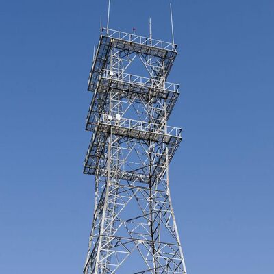 Diameter 300mm Communication Tower Designed for More Than 30 Years Life Time Providing Stable Telecommunication Services