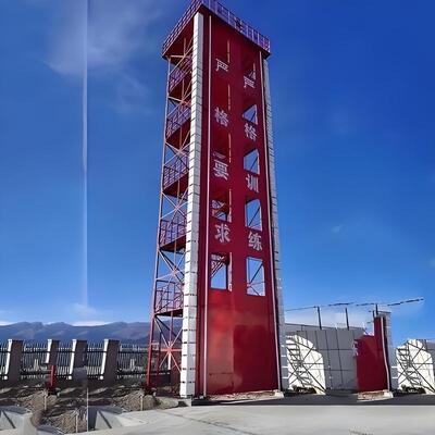 Custom 4–8 Layers Fire Training Tower Galvanized Steel Training Tower