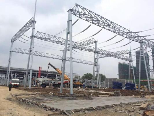 Power structure,transmission line, four-tube tower, power grid structure substation, herringbone frame, main transformer frame of the power grid