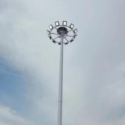 Hot Dip Galvanized Self-Propelled LED Flood Lighting Telecommunication 10m-60m Range Lifting Operation Antenna Tower