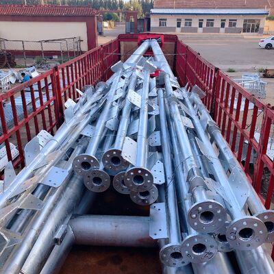 Steel Power Structure with Hot Dip Galvanized Surface for Transmission Tower Substation Frame and Power Grid Construction