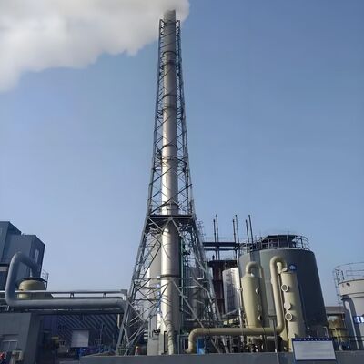 Steel Chimney Tower Quick Assembly Smart City Communication Infrastructure Projects Hot Dip Galvanizing 30 Year