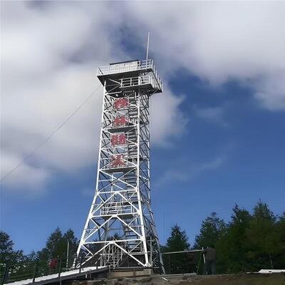 Durable Hot Dip Galvanized Steel Radar Tower with Small Deformation and Stable Structure for Radar Signal Reception and Long Term Outdoor