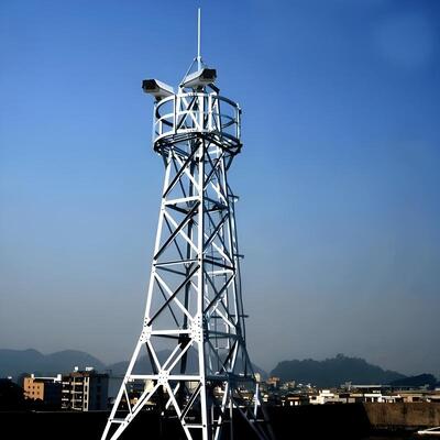 Durable Hot Dip Galvanized Steel Radar Tower with Small Deformation and Stable Structure for Radar Signal Reception and Long Term Outdoor