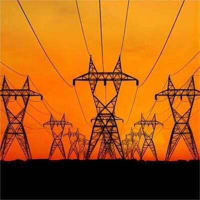 Galvanized Steel Structure Electrical Utility Pole Power Electric Substation 300A Current Angle Steel Lattice Tower 550KV