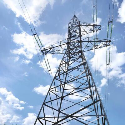 Electric Power Tower Transmission Line Tower with Customizable Height Range from 10m to 100m for Various Power Grid Needs
