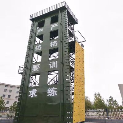 Training Tower Fire Fighting Exercise Tower with Customizable Height and Layer Quantity Stable Steel Lattice Structure