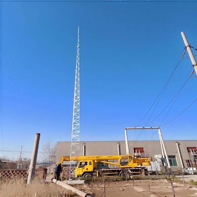 Lightning Tower Hot Dip Galvanized Steel Lightning Protection Tower with Stable Performance and More Than 30 Years Service Life for Industrial Safety