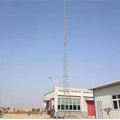 Lightning Tower Customized Height Lightning Protection Tower from 10m to 60m with Excellent Wind Resistance and Corrosion Protection