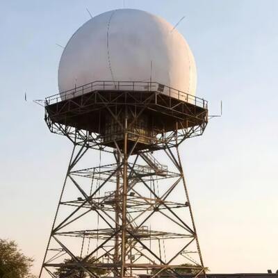 Radar Tower hot dip galvanized steel structure with small deformation and strong wind resistance designed for radar equipment support